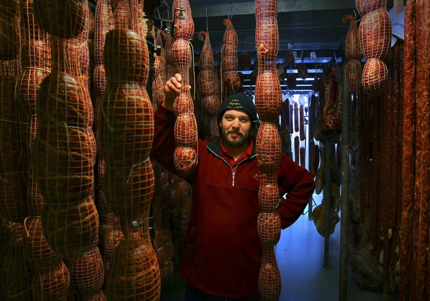 Sebastian Jurcan of Istra Meats, in MUSK near Dalesford