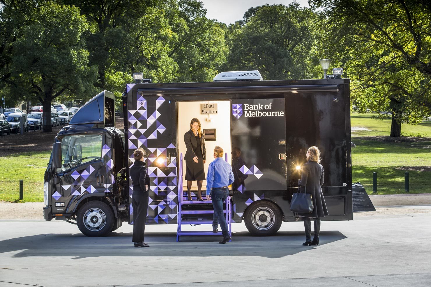 Bank of Melbourne mobile truck ATM