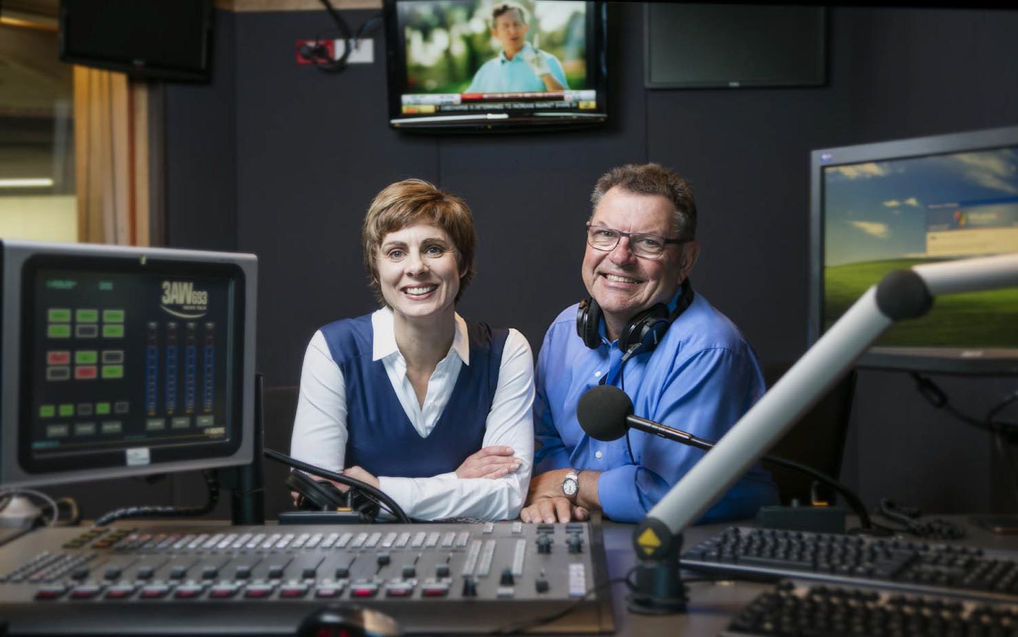 3AW radio studio