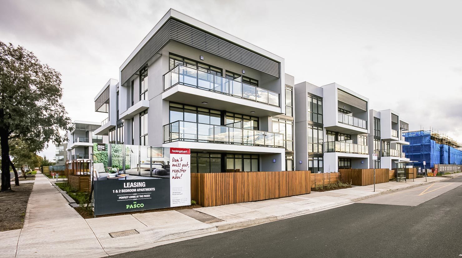 The Pasco Apartment Development under constrauction at Cumberland Road Pascoe Vale